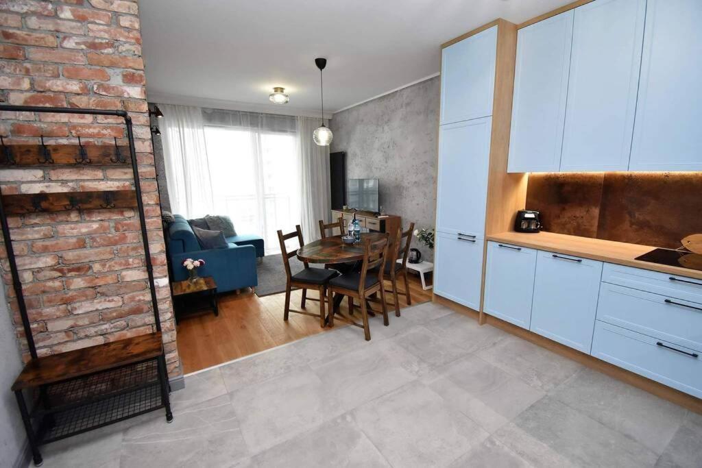 Apartament Blue Bastion Walowa 23C Z Klimatyzacja I Miejscem Parkingowym W Podziemnym Parkingu กดัญสก์ ภายนอก รูปภาพ